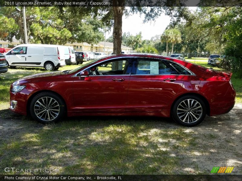 Ruby Red Metallic / Cappuccino 2018 Lincoln MKZ Premier