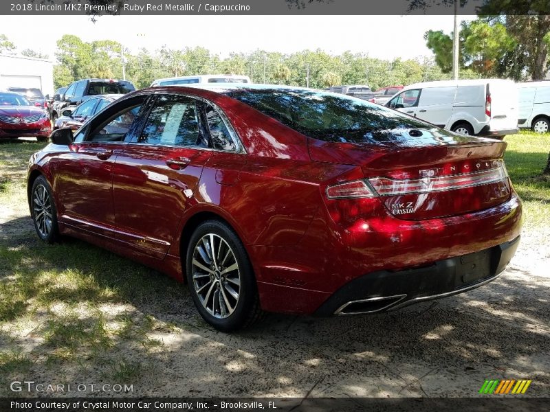 Ruby Red Metallic / Cappuccino 2018 Lincoln MKZ Premier