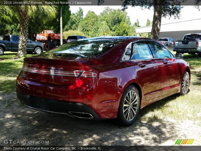 Ruby Red Metallic / Cappuccino 2018 Lincoln MKZ Premier