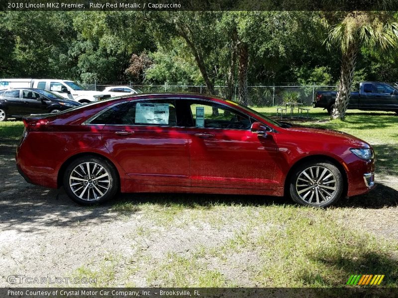 Ruby Red Metallic / Cappuccino 2018 Lincoln MKZ Premier