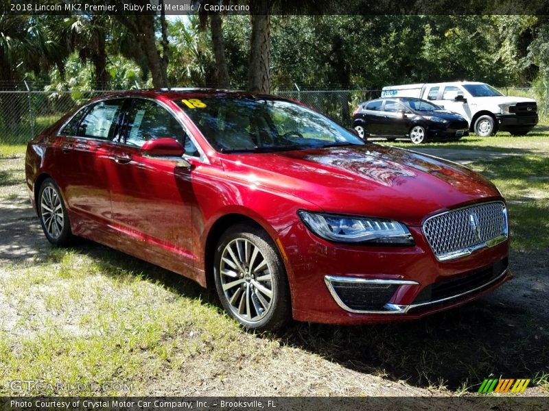 Ruby Red Metallic / Cappuccino 2018 Lincoln MKZ Premier