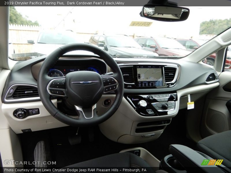 Dark Cordovan Pearl / Black/Alloy 2019 Chrysler Pacifica Touring Plus