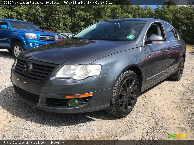Reflex Silver Metallic / Classic Gray 2010 Volkswagen Passat Komfort Sedan