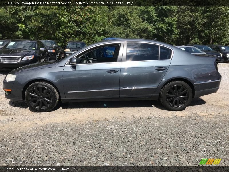 Reflex Silver Metallic / Classic Gray 2010 Volkswagen Passat Komfort Sedan