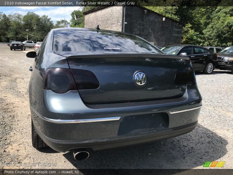 Reflex Silver Metallic / Classic Gray 2010 Volkswagen Passat Komfort Sedan