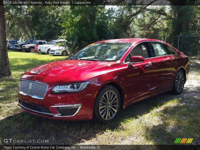 Ruby Red Metallic / Cappuccino 2018 Lincoln MKZ Premier