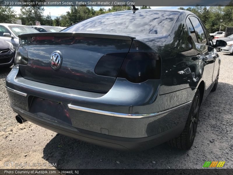 Reflex Silver Metallic / Classic Gray 2010 Volkswagen Passat Komfort Sedan