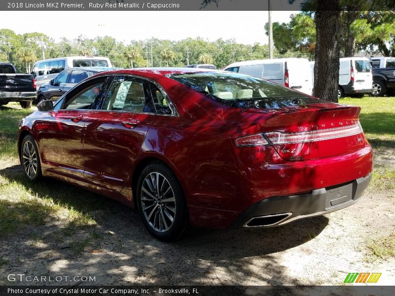 Ruby Red Metallic / Cappuccino 2018 Lincoln MKZ Premier