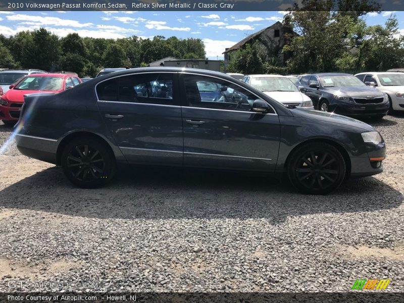 Reflex Silver Metallic / Classic Gray 2010 Volkswagen Passat Komfort Sedan