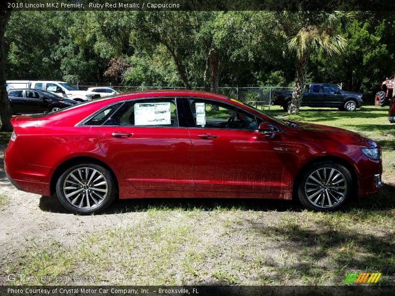 Ruby Red Metallic / Cappuccino 2018 Lincoln MKZ Premier