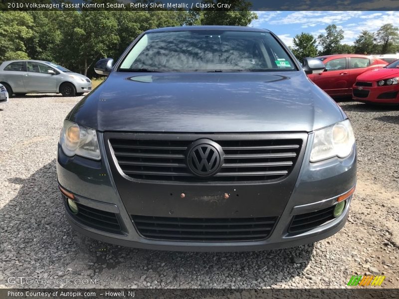 Reflex Silver Metallic / Classic Gray 2010 Volkswagen Passat Komfort Sedan