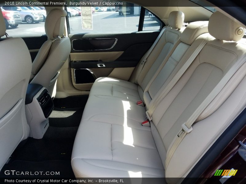 Rear Seat of 2018 Continental Premiere