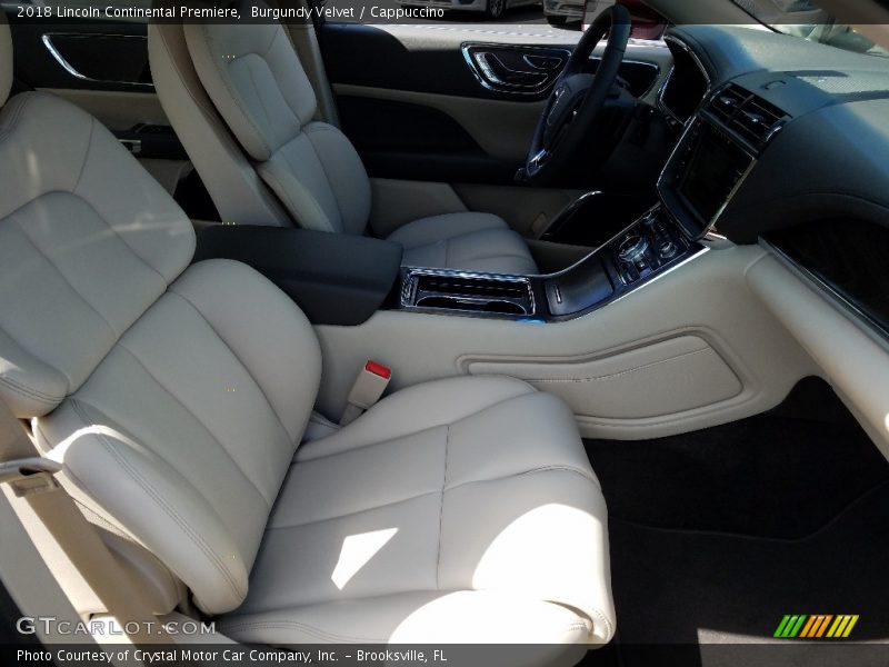 Burgundy Velvet / Cappuccino 2018 Lincoln Continental Premiere