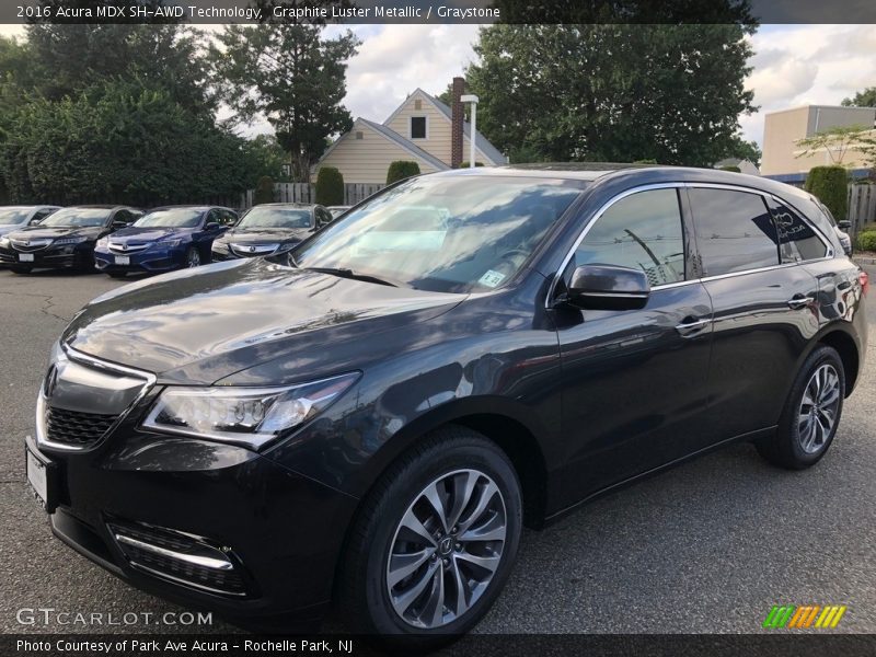 Graphite Luster Metallic / Graystone 2016 Acura MDX SH-AWD Technology