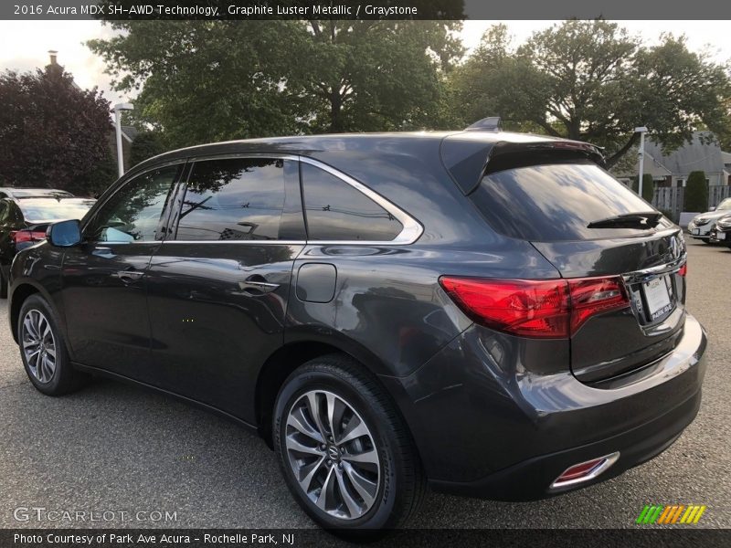 Graphite Luster Metallic / Graystone 2016 Acura MDX SH-AWD Technology