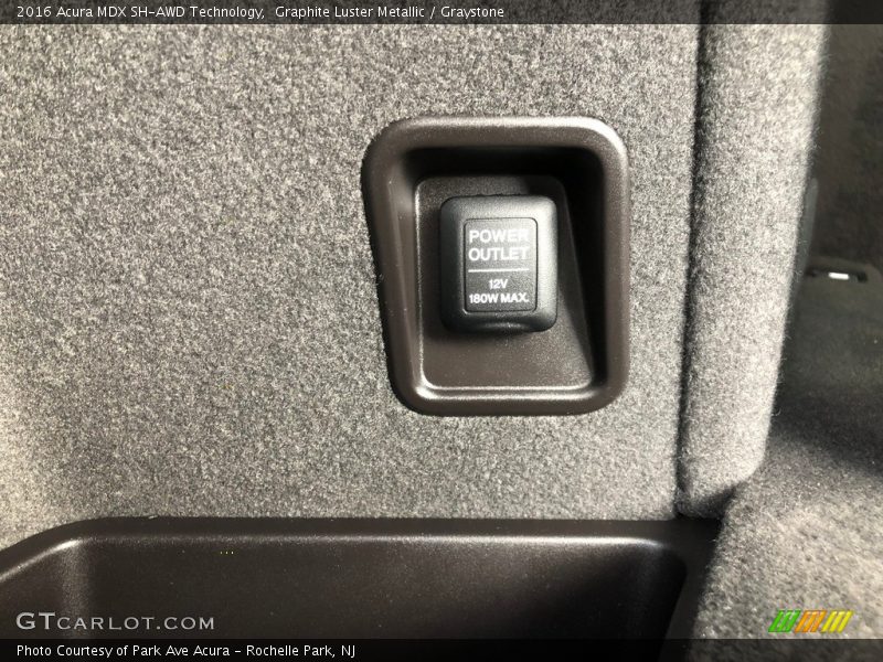 Graphite Luster Metallic / Graystone 2016 Acura MDX SH-AWD Technology