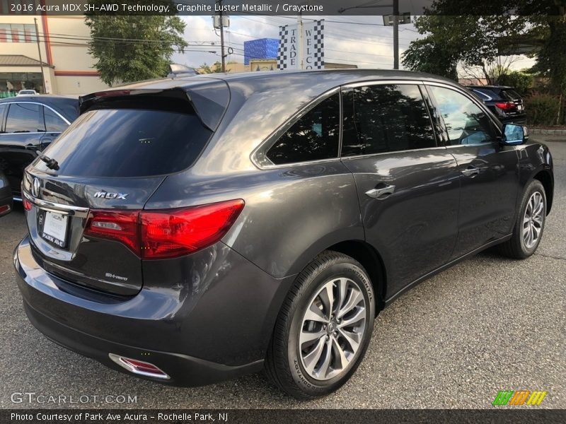 Graphite Luster Metallic / Graystone 2016 Acura MDX SH-AWD Technology