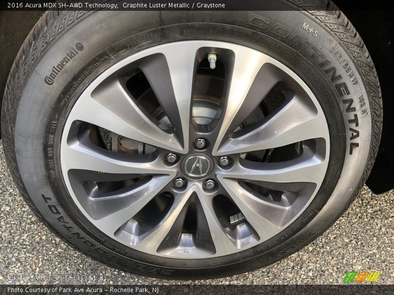 Graphite Luster Metallic / Graystone 2016 Acura MDX SH-AWD Technology