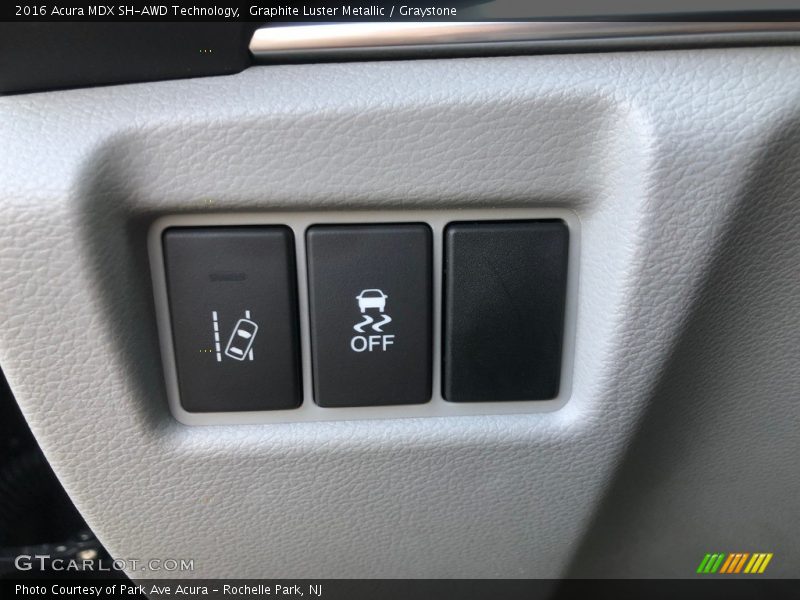 Graphite Luster Metallic / Graystone 2016 Acura MDX SH-AWD Technology