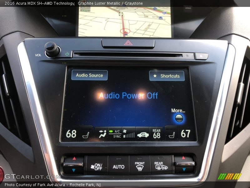 Graphite Luster Metallic / Graystone 2016 Acura MDX SH-AWD Technology