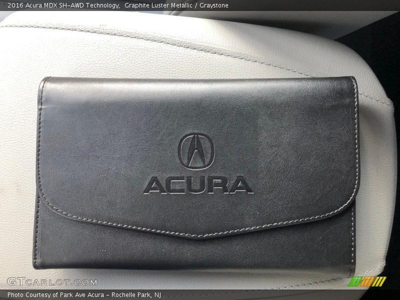 Graphite Luster Metallic / Graystone 2016 Acura MDX SH-AWD Technology
