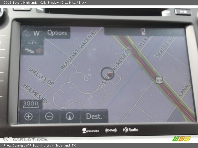 Predawn Gray Mica / Black 2018 Toyota Highlander XLE