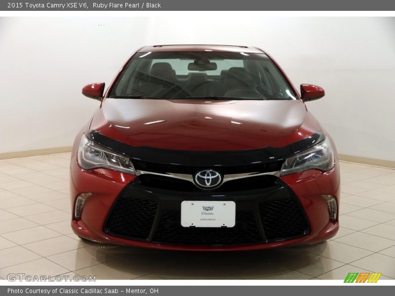 Ruby Flare Pearl / Black 2015 Toyota Camry XSE V6