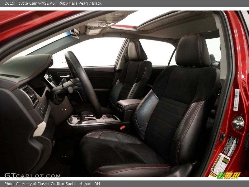 Ruby Flare Pearl / Black 2015 Toyota Camry XSE V6