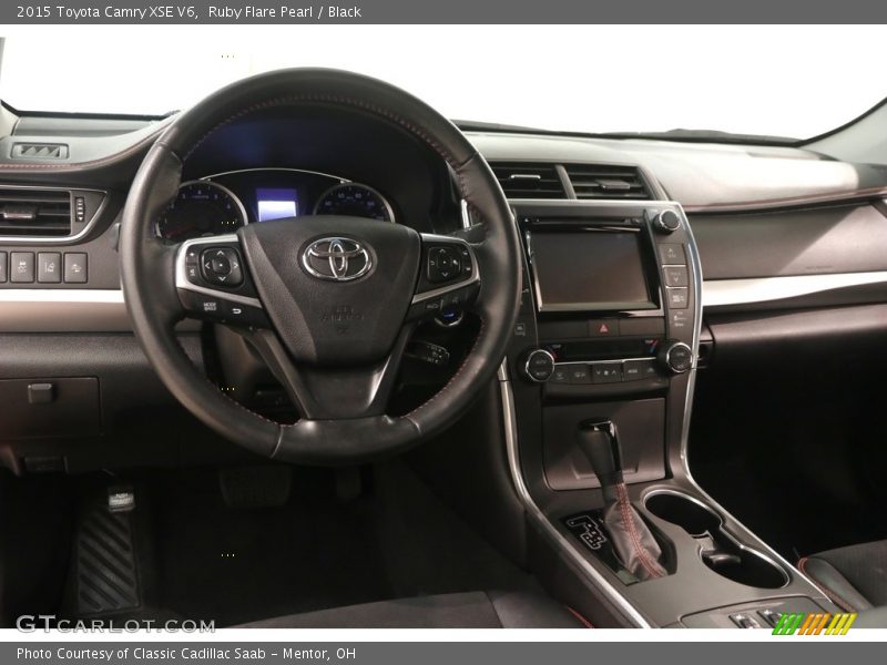 Ruby Flare Pearl / Black 2015 Toyota Camry XSE V6