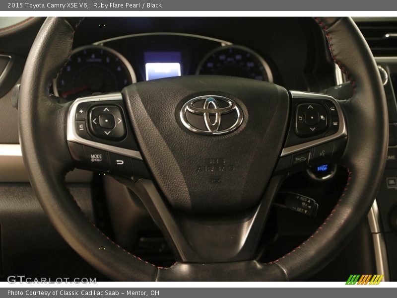 Ruby Flare Pearl / Black 2015 Toyota Camry XSE V6