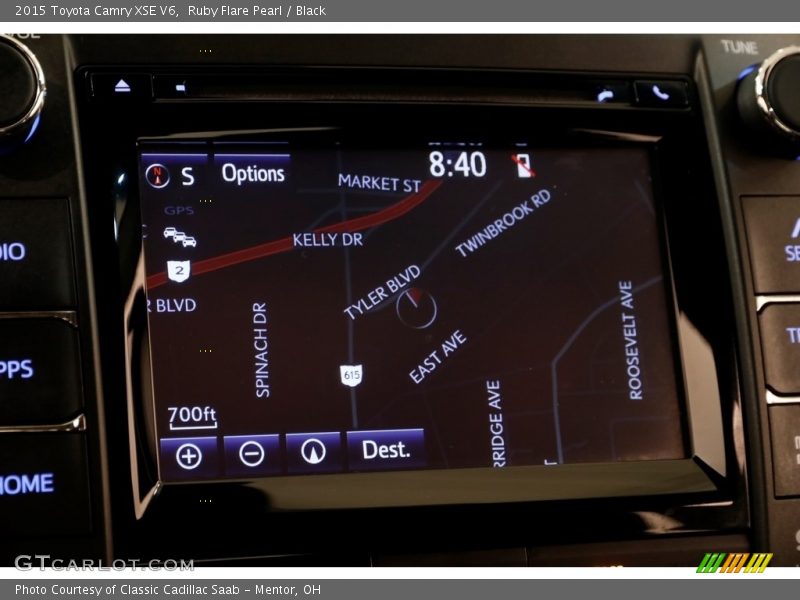 Ruby Flare Pearl / Black 2015 Toyota Camry XSE V6