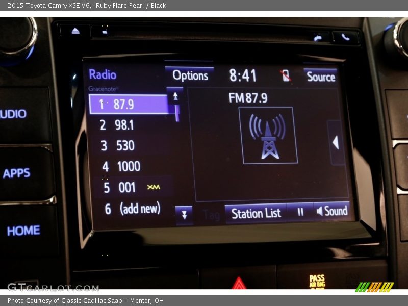 Ruby Flare Pearl / Black 2015 Toyota Camry XSE V6