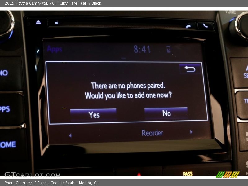 Ruby Flare Pearl / Black 2015 Toyota Camry XSE V6