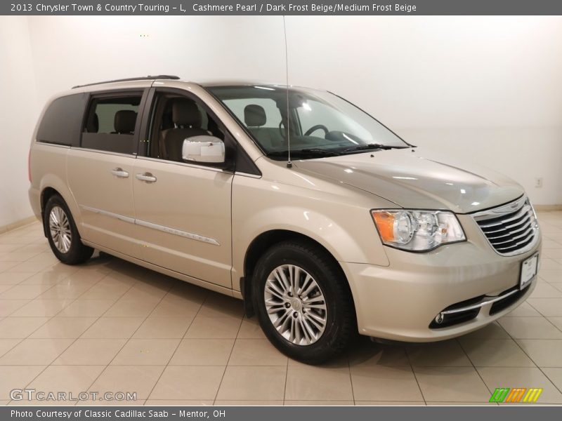 Cashmere Pearl / Dark Frost Beige/Medium Frost Beige 2013 Chrysler Town & Country Touring - L