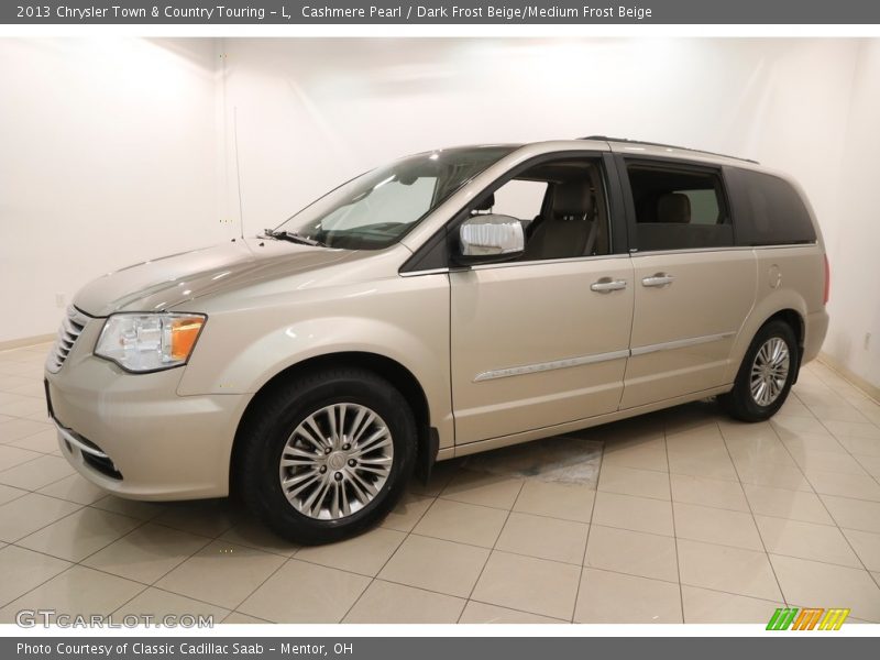 Cashmere Pearl / Dark Frost Beige/Medium Frost Beige 2013 Chrysler Town & Country Touring - L