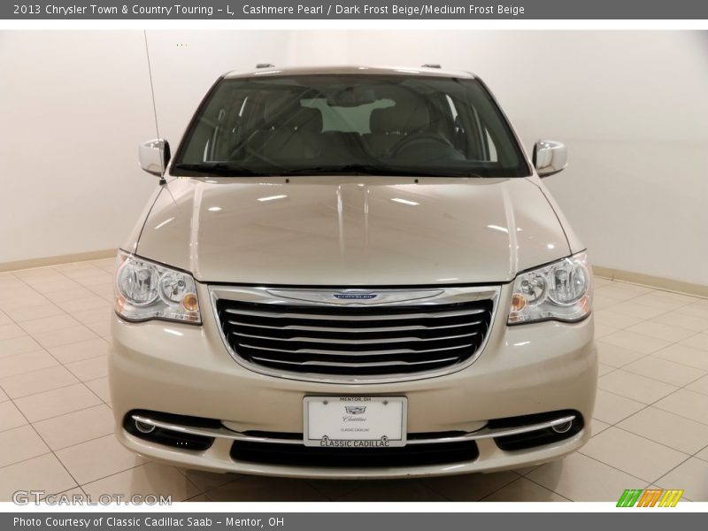 Cashmere Pearl / Dark Frost Beige/Medium Frost Beige 2013 Chrysler Town & Country Touring - L
