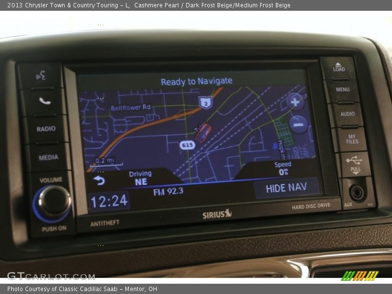 Cashmere Pearl / Dark Frost Beige/Medium Frost Beige 2013 Chrysler Town & Country Touring - L