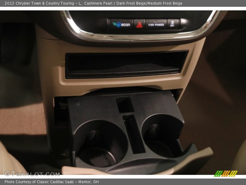 Cashmere Pearl / Dark Frost Beige/Medium Frost Beige 2013 Chrysler Town & Country Touring - L