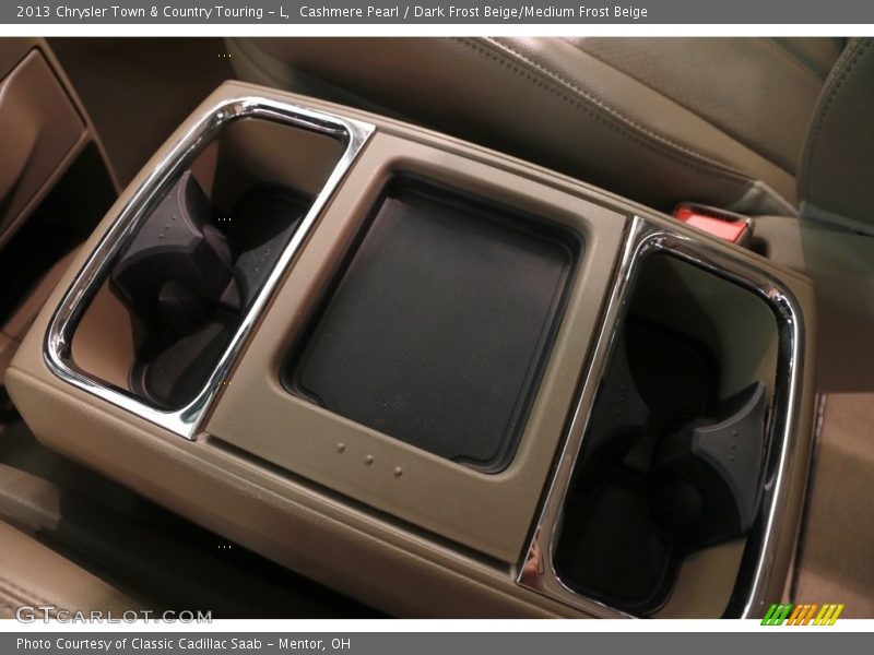 Cashmere Pearl / Dark Frost Beige/Medium Frost Beige 2013 Chrysler Town & Country Touring - L