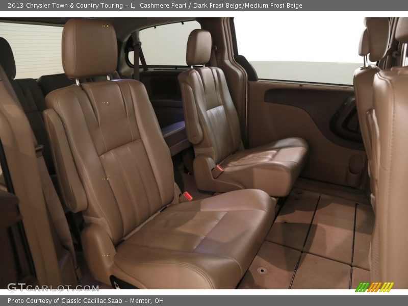 Cashmere Pearl / Dark Frost Beige/Medium Frost Beige 2013 Chrysler Town & Country Touring - L