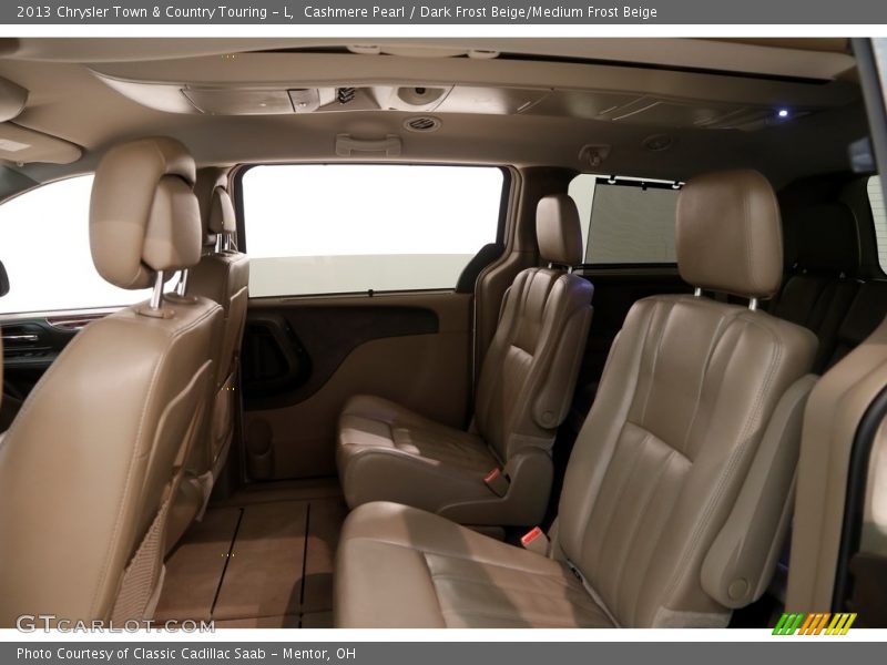Cashmere Pearl / Dark Frost Beige/Medium Frost Beige 2013 Chrysler Town & Country Touring - L