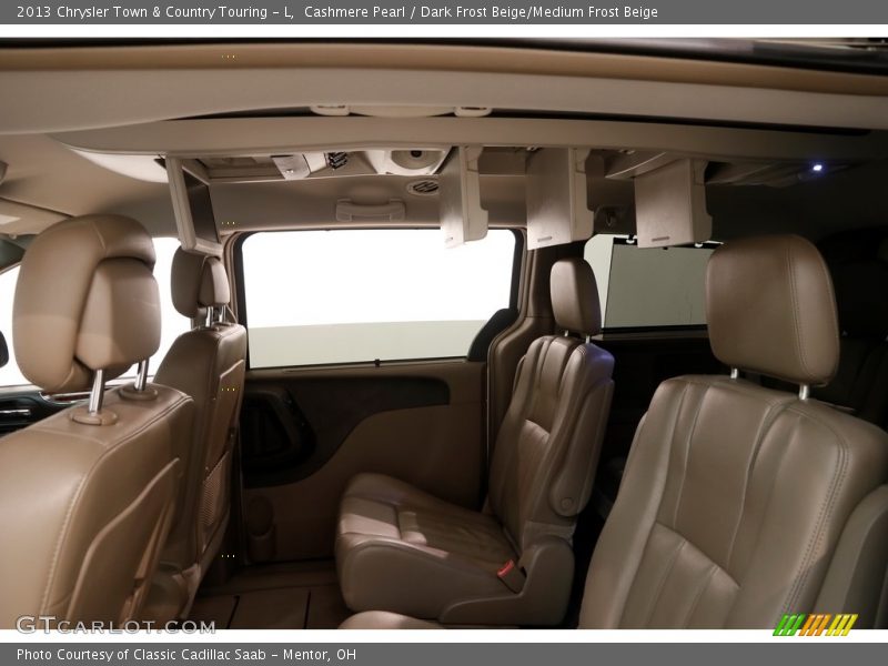 Cashmere Pearl / Dark Frost Beige/Medium Frost Beige 2013 Chrysler Town & Country Touring - L