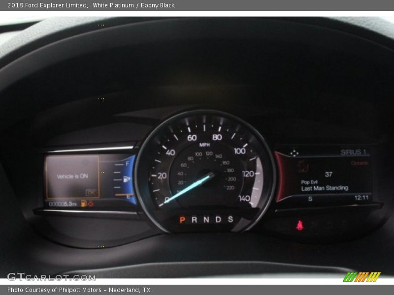 White Platinum / Ebony Black 2018 Ford Explorer Limited