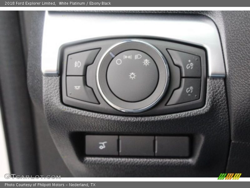 White Platinum / Ebony Black 2018 Ford Explorer Limited