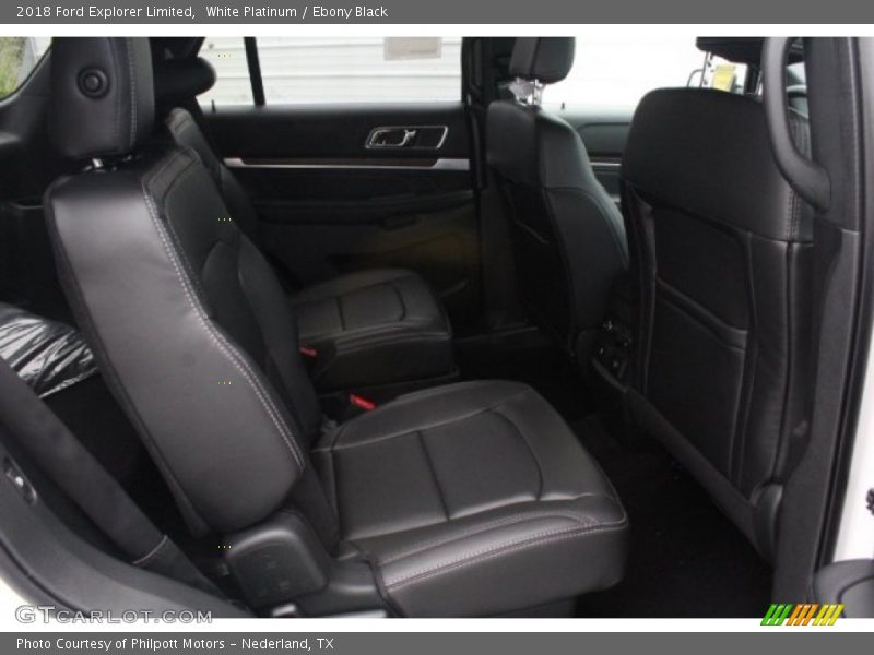 White Platinum / Ebony Black 2018 Ford Explorer Limited