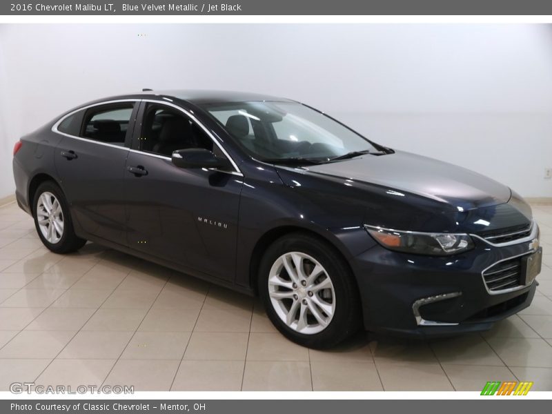 Blue Velvet Metallic / Jet Black 2016 Chevrolet Malibu LT