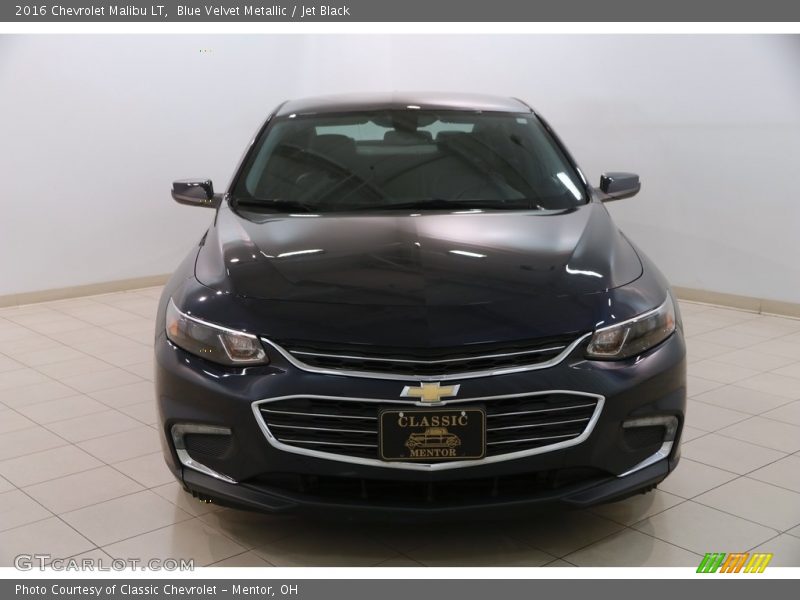Blue Velvet Metallic / Jet Black 2016 Chevrolet Malibu LT