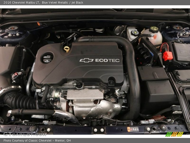 Blue Velvet Metallic / Jet Black 2016 Chevrolet Malibu LT