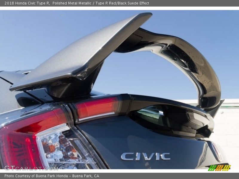 Polished Metal Metallic / Type R Red/Black Suede Effect 2018 Honda Civic Type R