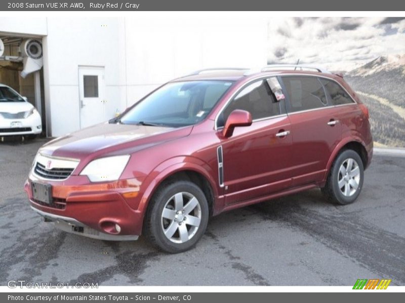 Ruby Red / Gray 2008 Saturn VUE XR AWD